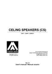 Master audio CS6FR Manual Usuario