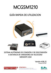 EURA DRIVES MCGSM1210 Guía Rápida De Utilización