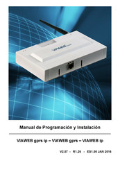 ANATEL VIAWEB gprs g Manual De Programación Y Instalación