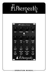 EarthQuaker Devices Afterneath Manual Del Usuario