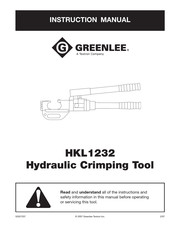 Greenlee HKL1232 Manual De Instrucciones