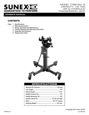 Sunex HD 7796 Manual Del Propietário