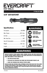 Evercraft 776-6108 Instrucciones De Operación