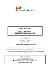 Kremlin Rexson 573.166.050 Libro De Instrucciones