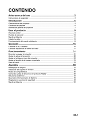 Optoma RS232 Manual Del Usuario