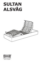 IKEA SULTAN ALSVÅG Manual Del Usuario