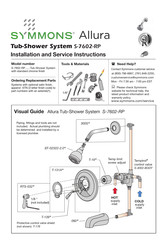 Symmons Allura S-7602-RP Instrucciones De Instalación Y Servicio