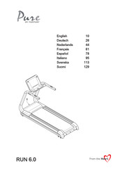 Tunturi Pure RUN 6.0 Manual De Instrucciones
