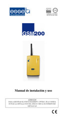 Esse-ti GSM200 Manual De Instalacion Y Uso