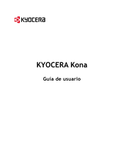 Kyocera Kona Guía De Usuario