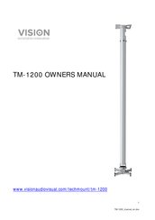 Vision TM-1200 El Manual Del Propietario