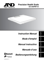 A&D Medical UC-355PBT-Ci Manual Instructivo