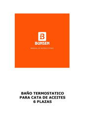 BUNSEN 1625-6 Manual De Instrucciones