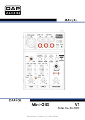 DAP Audio Mini-GIG Manual De Instrucciones