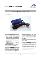 3B SCIENTIFIC PHYSICS U11363 Manual De Instrucciones