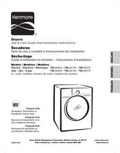 Kenmore 796.9027 Serie Guia De Uso Y Cuidado E Instrucciones De Instalacion