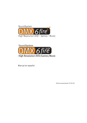 TerraTec DMX 6 fire LT Manual De Instrucciones