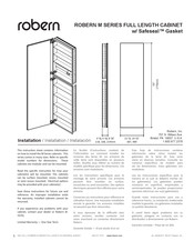 Robern Safeseal M Serie Instalación