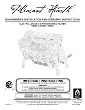 Pleasant Hearth 20WGH Instrucciones De Instalación Y Funcionamiento Para El Propietario