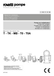 Rovatti Pompe T Serie Manual De Uso Y Mantenimiento