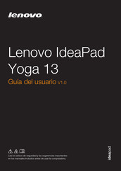 Lenovo IdeaPad Yoga 13 Guia Del Usuario