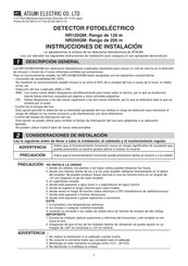 Atsumi Electric NR120QM Instrucciones De Instalación