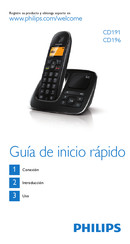 Philips CD191 Guia De Inicio Rapido