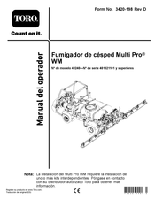 Toro Multi Pro WM Manual Del Operador