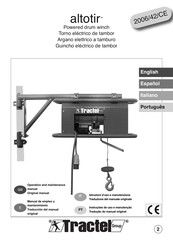 Tractel Group altotir 200 Traducción Del Manual Original