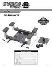 Napa CARLYLE TOOLS 791-7136 Instrucciones De Operación