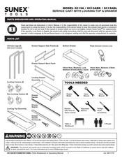 Sunex Tools 8013ABK Instrucciones De Operación