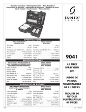 Sunex Tools 9041 Instrucciones De Operación