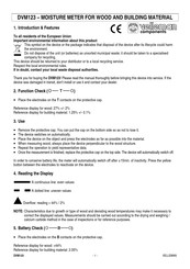 Velleman DVM123 Manual De Instrucciones