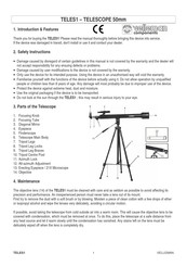 Velleman TELES1 Manual De Instrucciones