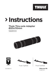 Thule 568100 Manual De Instrucciones