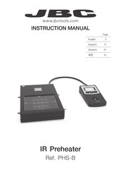 jbc PHS-B Manual Del Usuario