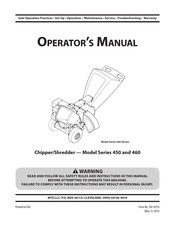 MTD 450 Serie Manual Del Operador