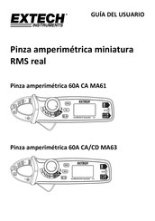 Extech Instruments MA63 Guia Del Usuario