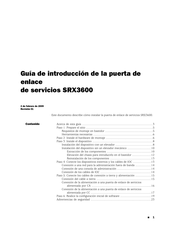 Juniper Networks SRX3600 Guía De Introducción