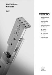 Festo SLTE Serie Instrucciones De Utilizacion