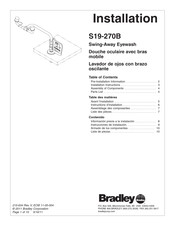 Bradley S19-270B Instalación