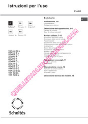 SCHOLTES TEP 635 O L Manual De Instrucciones