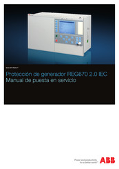 ABB REG670 2.0 IEC Manual De Puesta En Servicio