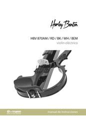 thomann Harley Benton HBV 870BK Manual De Instrucciones