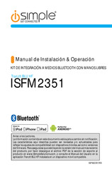 Simple TranzIt BLU HF ISFM2351 Manual De Instalación Y Operación