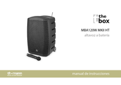 Thomann the box MBA120W MKII HT Manual De Instrucciones