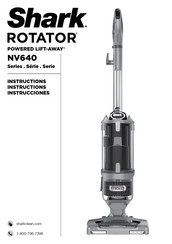Shark ROTATOR POWERED LIFT-AWAY NV640 Serie Instrucciones