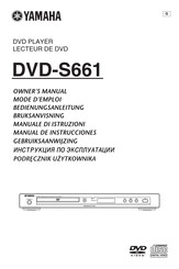 Yamaha DVD-S661 Manual De Instrucciones