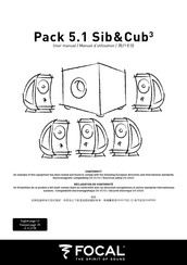 Focal Pack 5.1 Sib & Cub3 Manual Del Usuario