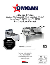 Omcan CE-CN-0012-D Manual Del Usuario